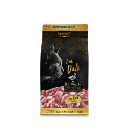 Leonardo Fresh Anatra e Pollo Cibo Secco per Gatti