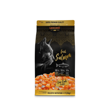 Leonardo Fresh Salmone e Pollo Cibo Secco per Gatti
