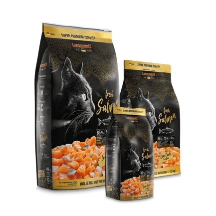 Leonardo Fresh Salmone e Pollo Cibo Secco per Gatti