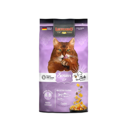 Leonardo Senior Nourriture sèche sans grains pour chats