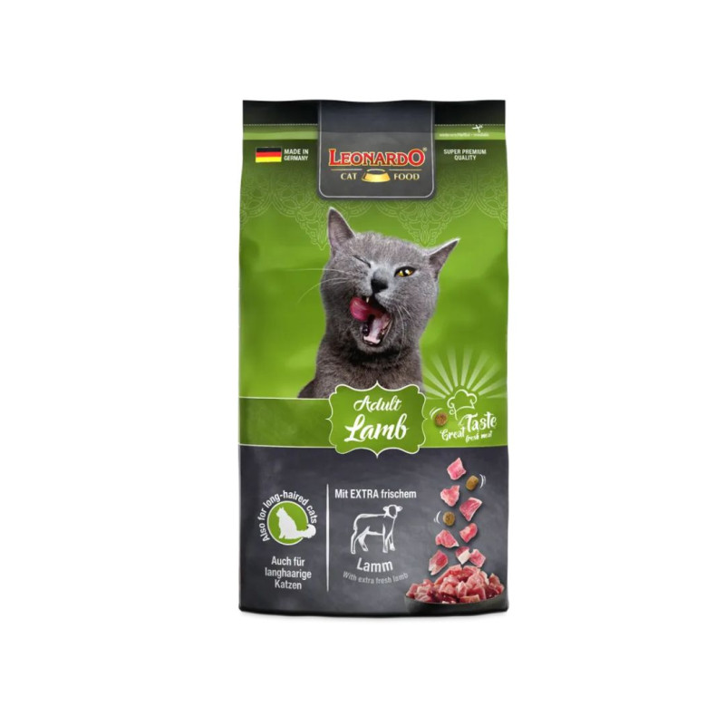 Leonardo - Leonardo Adult Classic Agnello Cibo Secco Per Gatti img