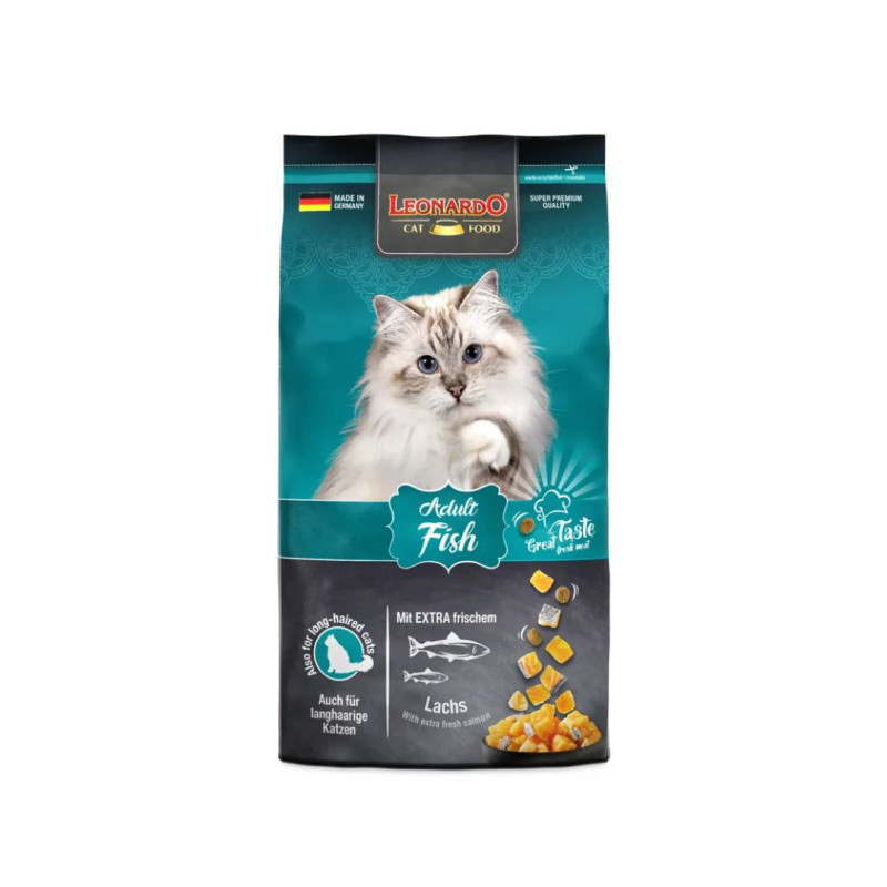 Leonardo - Leonardo Adult Classic Pesce Cibo Secco Per Gatti img