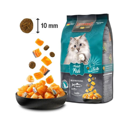 Leonardo Adult Classic Pesce Cibo Secco per Gatti