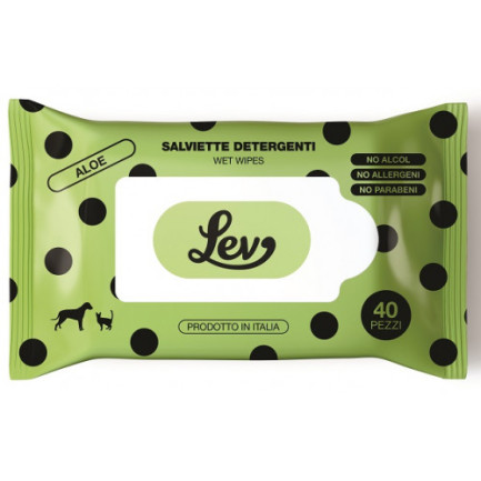 Toallitas higiénicas Lev para perros y gatos