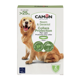 Camon Protection Collare Barriera all'Olio di Neem per Cani