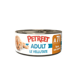Petreet Adult Comida húmeda aterciopelada para gatos adultos