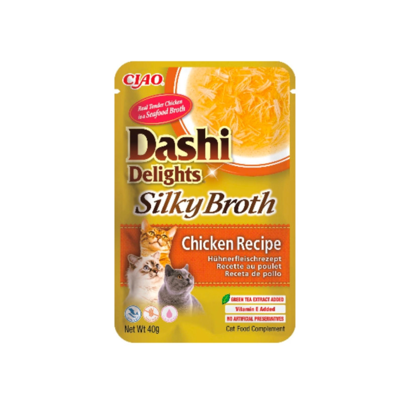 Inaba - Dashi Delights Silky Broth E Delicate Flakes Cibo Umido Per Gatti img