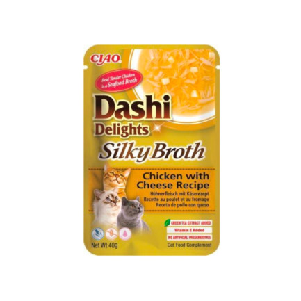 Dashi Delights Silky Broth e Delicate Flakes Cibo Umido per Gatti