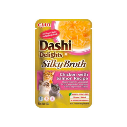 Dashi Delights Silky Broth e Delicate Flakes Cibo Umido per Gatti