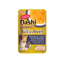 Dashi Delights Silky Broth e Delicate Flakes Cibo Umido per Gatti