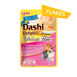 Dashi Delights Silky Broth e Delicate Flakes Cibo Umido per Gatti