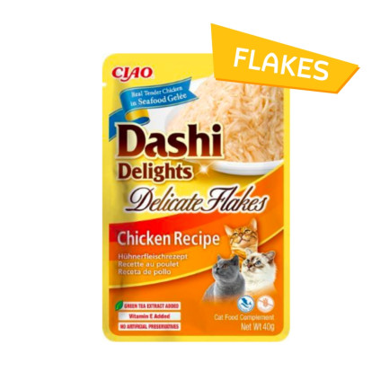 Dashi Delights Silky Broth e Delicate Flakes Cibo Umido per Gatti