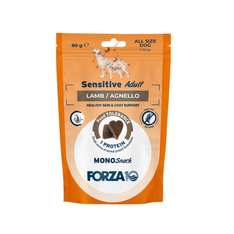 Forza10 Cane Adulto Small/Mini MONO Gusto Agnello, Monoproteico Ipoallergenico, 1,5 Kg
