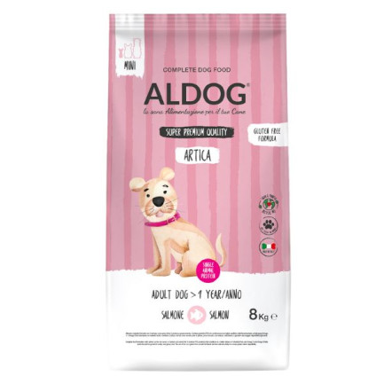 Aldog Super Premium Artica Mini Salmone e Riso per Cani Small