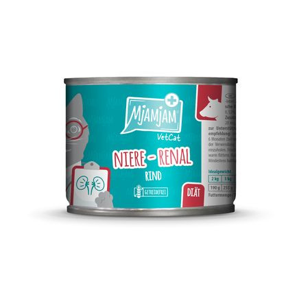 Mjamjam VetCat Renal nourriture humide pour chats