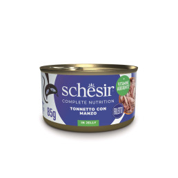 Schesir Cibo Umido Completo per Gatti in Gelatina Lattine da 85 gr