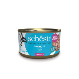 Schesir Cibo Umido Completo per Gatti in Gelatina Lattine da 85 gr