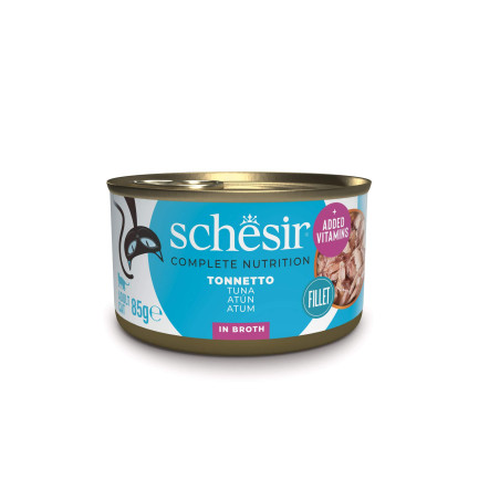 Schesir Cibo Umido Completo per Gatti in Gelatina Lattine da 85 gr