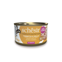 Schesir Cibo Umido Completo per Gatti in Gelatina Lattine da 85 gr