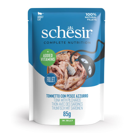 Schesir Complete Nutrition Filets en gelée pour chats adultes