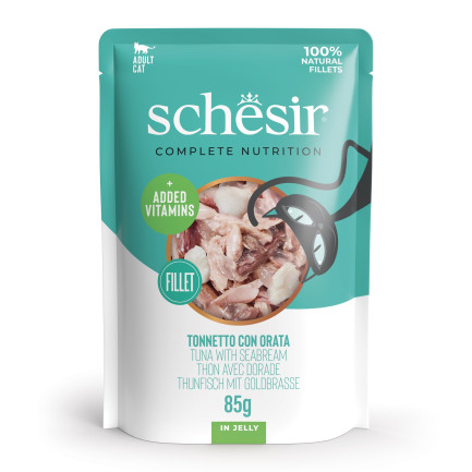 Schesir Cibo Umido Completo in Bustine 85 gr per Gatti