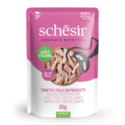 Schesir Complete Nutrition Filets en gelée pour chats adultes