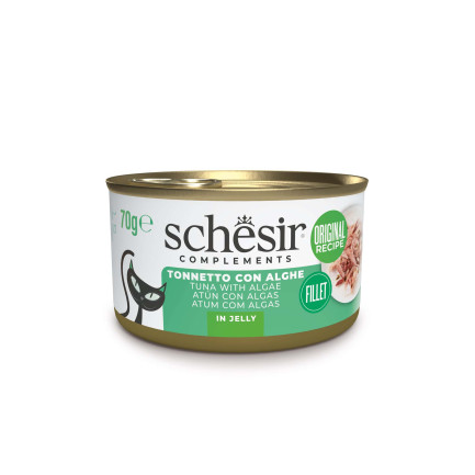 Schesir Cibo Umido Complementare in Lattine da 70 gr per Gatti