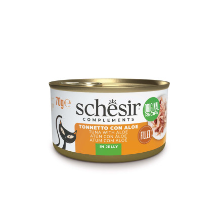 Schesir Cibo Umido Complementare in Lattine da 70 gr per Gatti