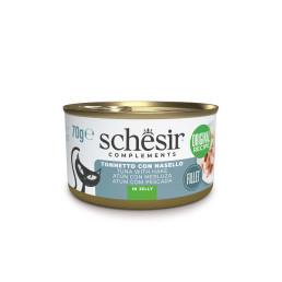 Schesir Complementary Liquid Food in 70g Cans for Cats
