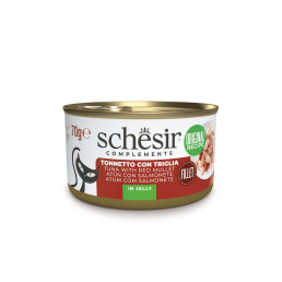 Schesir Cibo Umido Complementare in Lattine da 70 gr per Gatti