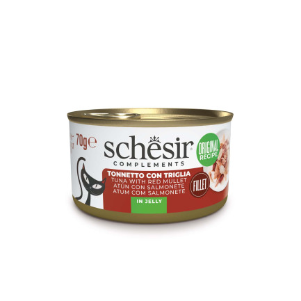 Schesir Cibo Umido Complementare in Lattine da 70 gr per Gatti