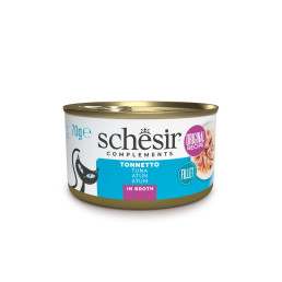 Schesir Cibo Umido Complementare in Lattine da 70 gr per Gatti
