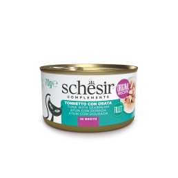 Schesir Cibo Umido Complementare in Lattine da 70 gr per Gatti