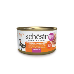 Schesir Cibo Umido Complementare in Lattine da 70 gr per Gatti