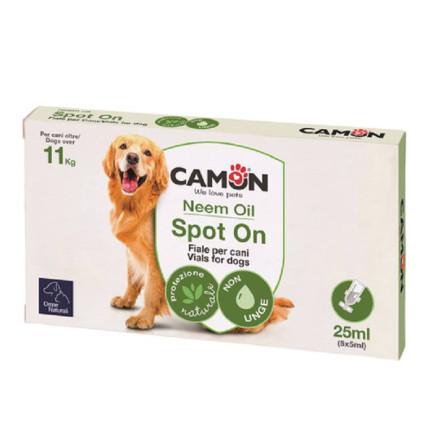Camon Protection Fiale Spot-On per Cani con Olio di Neem