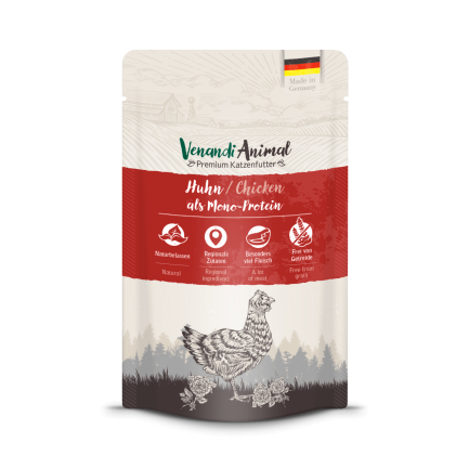 Venandi Animal Humid Single Protein Food for Cats