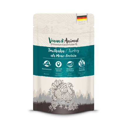 Venandi Animal Alimento Húmedo Monoproteico para Gatos