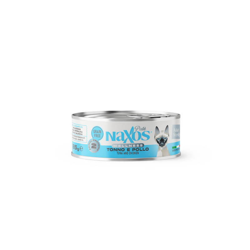 Naxos Monoprotein - Naxos Sterilight Pate' Grain Free Cibo Umido Per Gatti img