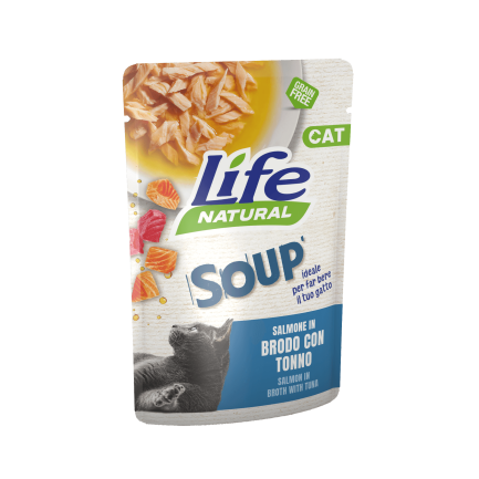 Life Cat Natural Soup Cibo Umido per Gatti