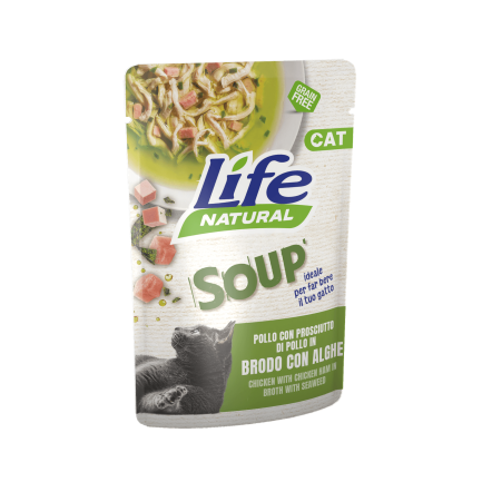 Life Cat Natural Soup Cibo Umido per Gatti