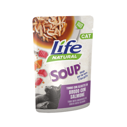 Life Cat Natural Soup Cibo Umido per Gatti