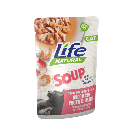 Life Cat Natural Soup Cibo Umido per Gatti