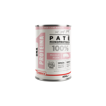Crancy 1 Protein Pate Single Protein Pork pour chiens