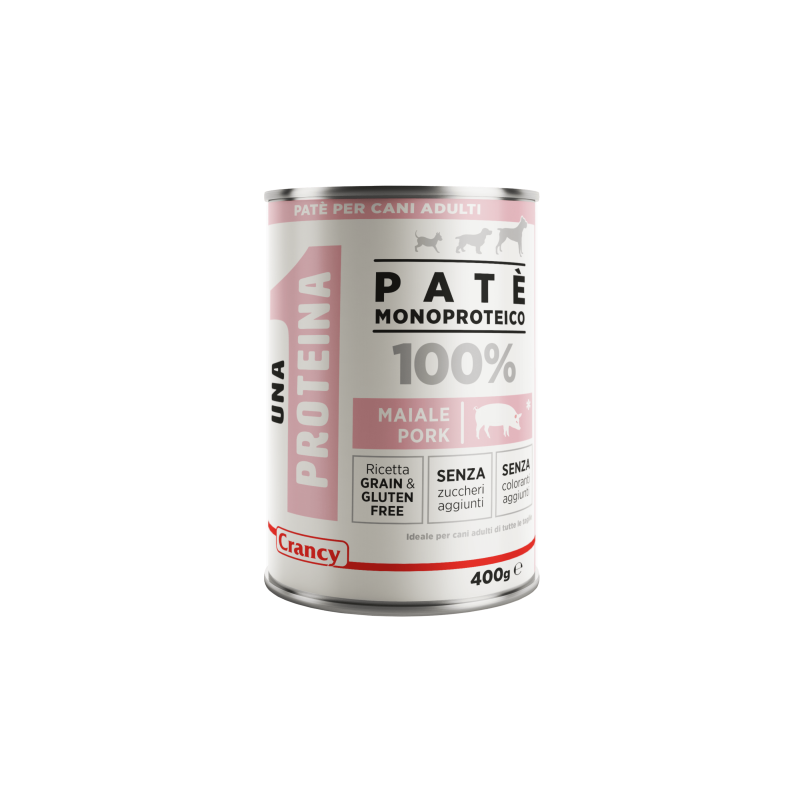 Crancy - Crancy 1 Proteina Pate' Monoproteico Maiale Per Cani img