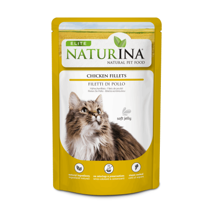 Naturina Elite Jalea Blanda Comida Húmeda para Gatos