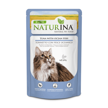 Naturina Elite Soft Jelly Cibo Umido per Gatti