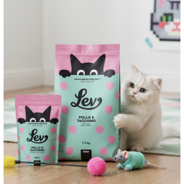 LEV Croquetas de pollo y pavo para gatitos