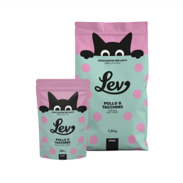 LEV Kitten Croquettes z kurczakiem i indykiem dla kociąt