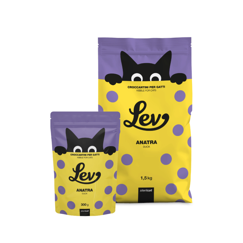 Lev - Lev Crocchette Sterilcat Anatra Per Gatti Sterilizzati img