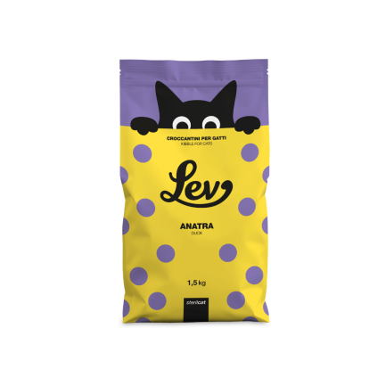 LEV Crocchette Sterilcat Anatra per Gatti Sterilizzati